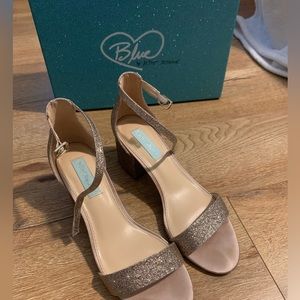 Betsy Johnson glitter heels